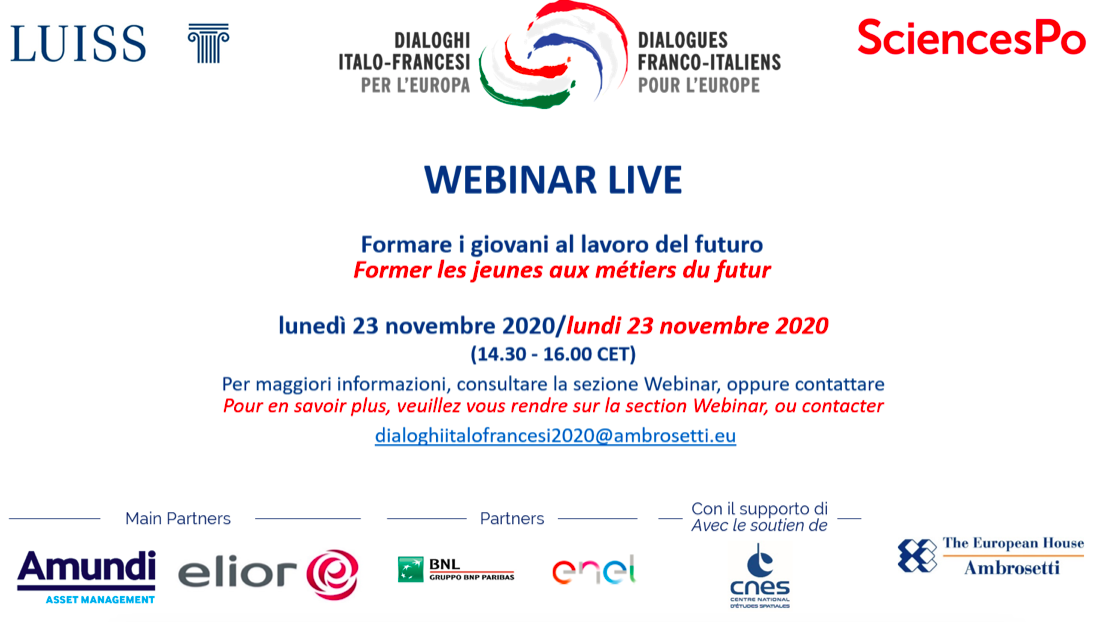 Formare i giovani al lavoro del futuro